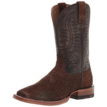 Imagem de ARIAT Bota masculina Circuit Paxton Western, Estampa de hipopótamo bronze antigo, 9.5