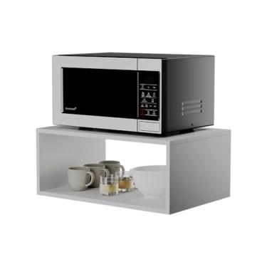 Imagem de Nicho Aereo Micro-ondas Forno Elétrico Cozinha Branco 60cm