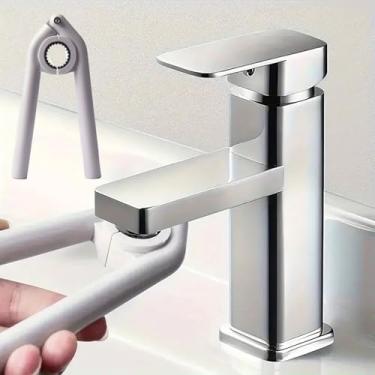 Imagem de Ferramenta de remoção de aerador de torneira - Chave universal de pia de cozinha e banheiro para manutenção e reparo de encanamento (prata)