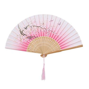Imagem de Ventilador de mão, ventiladores dobráveis decorativos, ventilador portátil | Ventiladores de papel dobráveis | Fãs chineses | Fãs japoneses | Adereços de desempenho de palcos para decoração de