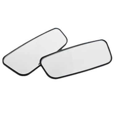 Imagem de Pacote com 2 espelhos retrovisores convexos sem moldura de vidro HD – Espelhos externos automotivos premium para maior visibilidade e segurança laterais