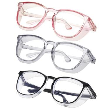 Imagem de Óculos de segurança Óculos konqkin Nurses Anti-Fog Square Frame