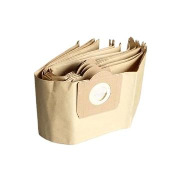 Imagem de Sacos de pó de papel a vácuo de 5 peças para Karcher Wd3, fácil instalação e desempenho de longa duração, peças sobressalentes de reposição 6.959-130.0