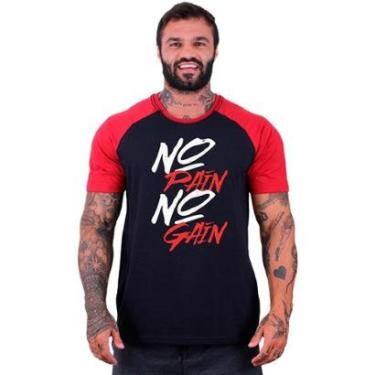 Imagem de Camiseta Tradicional Manga Curta MXD Conceito No Pain No Gain-Masculino