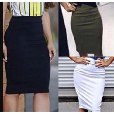 Imagem de Saia Midi Longa Evangelica Tamanho Grande - Kgente, Verde, P