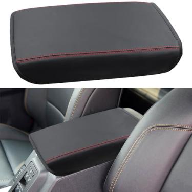 Imagem de LOCOY Capa de apoio de braço para console central para acessórios Ford Bronco 2021-2023 2024 2025 capa protetora de caixa de descanso de braço, almofada de console do meio, tampa de apoio de braço