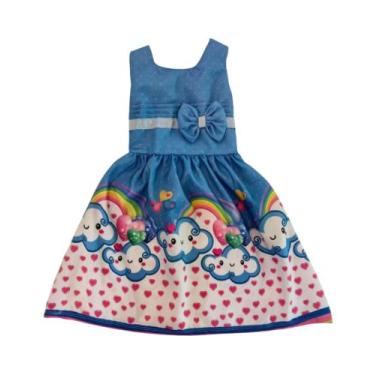 Imagem de Vestido Temático Infantil Princesas Chuva de Amor - Li Nature, GG