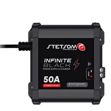 Imagem de Carregador De Bateria - Fonte Stetsom Infinity Black 50a Digital