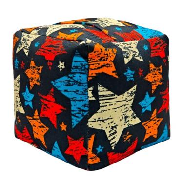 Imagem de Rolha de porta ponderada decorativa com design de cubo quadrado para portas de casa e escritório