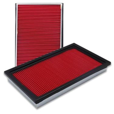 Imagem de Filtro de ar do motor, filtro de ar de carro, filtros de ar de substituição automotiva aptos para Nissan (Maxima A32 A35 A36 CA33, Altima J31 J32, Lannia, Sunny B13, Murano Z50 Z51, Murano importado