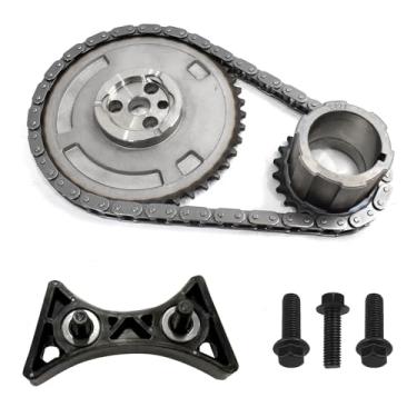 Imagem de BTSCAR Corrente de distribuição adequada para GM LS 6.0 LS1 LS2 LS3 LS6 L99 LS4 LS9 LSA LQ4, para Chevrolet Cadillac Pontiac 2007-2013, inclui roda dentada de came, engrenagem de manivela, corrente de