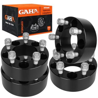 Imagem de Espaçadores de roda forjados 5 x 114,3 mm 5 x 4,5 mm 82,5 mm compatíveis com Jeep Wrangler YJ TJ Comanche Liberty Ford Explorer Flex Edge Mustang Ranger Sport Trac Dodge Dakota Lincoln com parafuso de