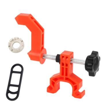 Imagem de Ferramenta de ajuste de aro de bicicleta, mini suporte de roda de bicicleta com chave de raio e alça de borracha, acessórios de reparo de ciclismo para manutenção de bicicleta