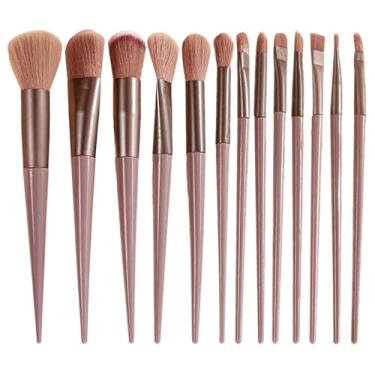 Imagem de Shakven Conjunto de pincéis de maquiagem, Conjunto de pincéis de maquiagem profissional,Kit de pincéis de maquiagem de secagem rápida 13X profissional | Diversity Face Brush Set Conjunto de pincéis