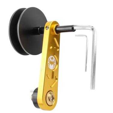 Imagem de Bicicletas com tensor de corrente, tensor de corrente de velocidade única - Guia de corrente para bicicletas de liga de alumínio Ferramenta de ciclismo para bicicletas - Conversor de velocidade única