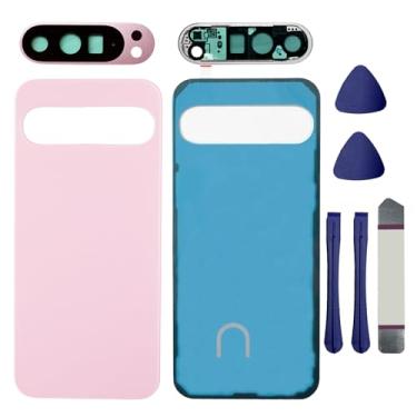 Imagem de Substituição de vidro traseiro para Pixel 9 Pro XL com lente de câmera traseira para Google Pixel 9 Pro XL 5G Capa traseira de vidro + fitas de pré-instalação + ferramentas (não adequado para Pixel 9