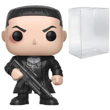 Imagem de Funko Pop Marvel: Netflix Daredevil - Justiceiro (Frank Castle) boneco de vinil Pop! (incluído com capa protetora de caixa pop compatível) multicolorido 9,5 cm