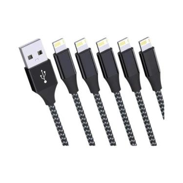 Imagem de Cabo USB Para Lightning De Carregamento Rápido (5 Unidades) Para iPhon
