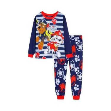 Imagem de Conjunto De Pijamas Infantil Paw Patrol Com Manga Longa Marshall Chase