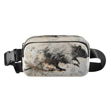 Imagem de CEBUGI Pochetes de caminhada para homens e mulheres, pochetes modernas resistentes à água com cinto ajustável para treino, viagem, corrida