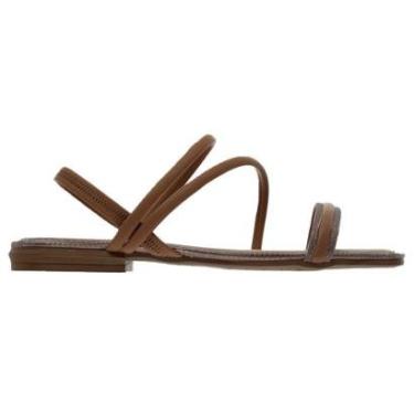 Imagem de Sandália Rasteira Feminino Mississipi MB043 Bege-Feminino