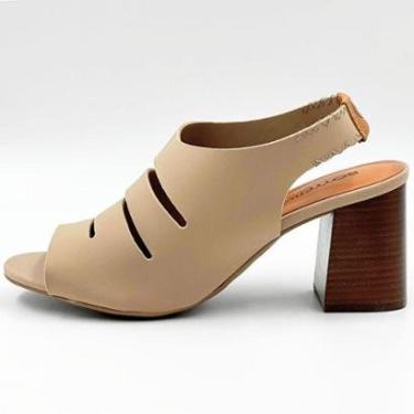 Imagem de Sandália Bottero Casual em Malha Elástica Salto Alto Feminina-Feminino