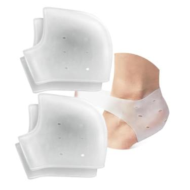 Imagem de Protetor de Calcanhar de Gel de Silicone – Conforto Invisível para Sapatos que Machucam, Reutilizável e Anti-bolha