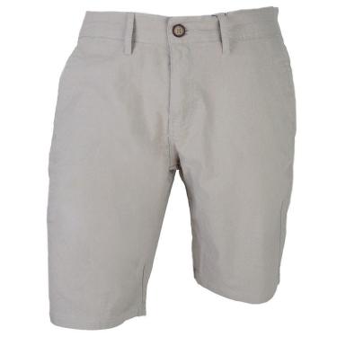 Imagem de Bermuda Sarja Masculina Ogochi Essencial Color Cinza - 0035-Masculino