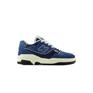Imagem de New Balance Tênis feminino 550, Azul marinho/azul garça/angorá, 36