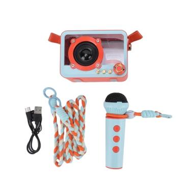 Imagem de Alomejor Máquina de karaokê, Máquina Ktv Portátil Com Design Compacto e Bateria de Longa Duração, Alto-falante de karaokê para Festa Em Casa Ao Ar Livre (Laranja)