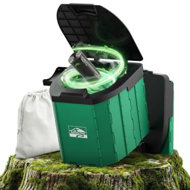Imagem de Keystone Peak Sanita de acampamento portátil – Potty dobrável de viagem para adultos | Potty porta compacto e resistente para acampamento, caminhada, viagens de carro e emergências – Conforto em