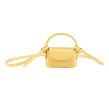 Imagem de Ayliss Mini bolsa feminina mini alça superior clutch bolsa tiracolo bolsa bolsa bolsa fofa bolsa de batom Y2K acessórios presente, Amarelo, Mini
