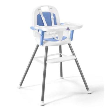 Imagem de Cadeira de Alimentação Portátil Cherry 3 em 1 Azul - Bubble Baby