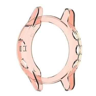 Imagem de EKSIL para Garmin Fenix 5S 5 5X Plus Silicone TPU Soft Bumper Shell Smartwatch Capa Protetora Acessórios Protetor (Cor: Rosa, Tamanho: para Fenix 5 5Plus)