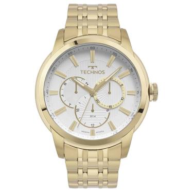 Imagem de Relógio Technos Masculino Grandtech Dourado - 6P79BQ/1K