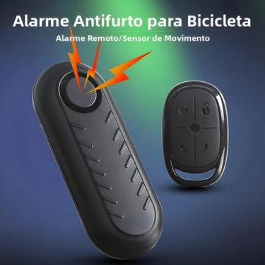 Imagem de Alarme De Bicicleta Sem Fio À Prova d'Água Com Controle Remoto, Alarme