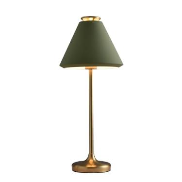 Imagem de ABAJUR PICCOLO VERDE E DOURADO (D)23CM (A)58CM 1X40W E27