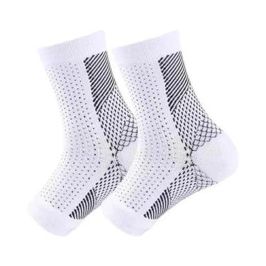 Imagem de Meias De Compressão Para Tornozelo 5 Pares Esportivas Para Corrida E F