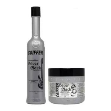 Imagem de Kit Silver Black Matização Cabelos Grisalhos e Loiros Platinados Coiff