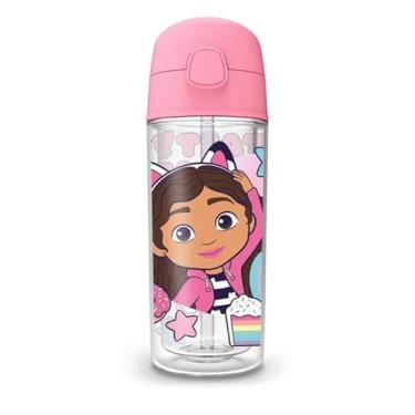 Imagem de garrafa de agua infantil volta as aulas a casa magica da gabby