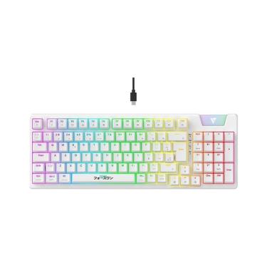 Imagem de Teclado Mecânico Gamer Force One Yari Switchs Gateron Keycap Personalizável FR.TC.YA.01-Unissex