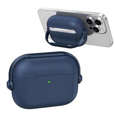 Imagem de Capa protetora de silicone líquido para AirPods 4 (azul)