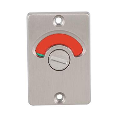 Imagem de Fechadura de Porta Com Parafuso de Privacidade, Fechadura de Banheiro Ocupada Vaga, Trava de Liga de Zinco Indicando Fechadura de Porta de Banheiro, Parafuso Indicador de