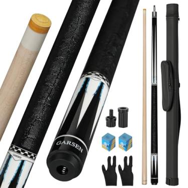 Imagem de GARSEN Taco de sinuca 147.3 cm 510.3 g 538.6 g 567.0 g 695.3 g Bilhar House Bar Pool Stick (couro branco)