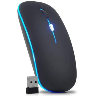 Imagem de Recarregue E Continue: Mouse Sem Fio Recarregável Led Rgb