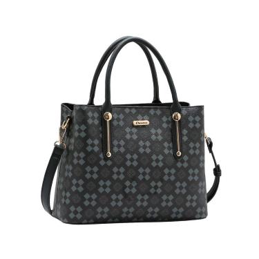 Imagem de Bolsa New Elemento Gráfico - Alça dupla - Preto - Chenson 3485295