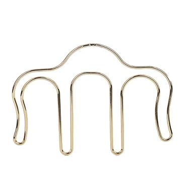 Imagem de CUOFYUNL 2 peças porta página de música clipe de livro acessórios para instrumentos musicais tipo M ferro leve (Ouro)