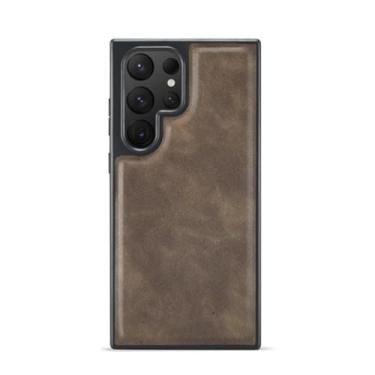 Imagem de Capa para celular com carregamento sem fio e suporte veicular para Samsung Galaxy S25 S24 S23 Plus FE S21 S22 Ultra (para Galaxy S21 Ultra/Café)