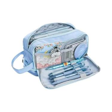 Imagem de Estojo De Papelaria Multifuncional Em Formato De Barco De Grande Capac