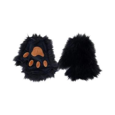 Imagem de Conjunto De Orelhas De Raposa plus Size Com Luvas De Pata Para Cosplay